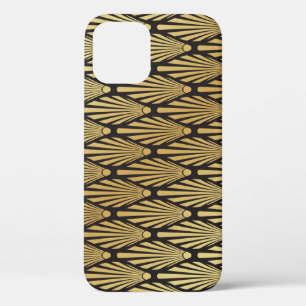 Art Deco Palms: Schwarzes Gold. Case-Mate iPhone Hülle