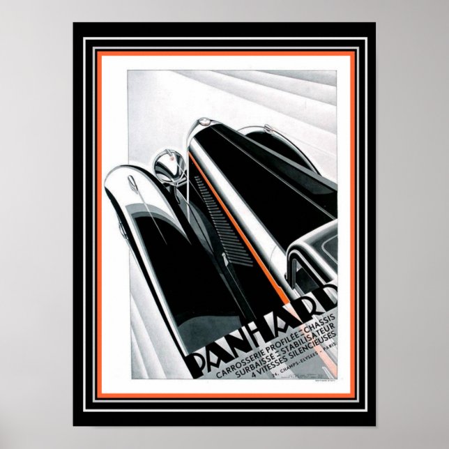 Art Deco Panhard Ad- Alex Kow (1932) Poster (Vorne)