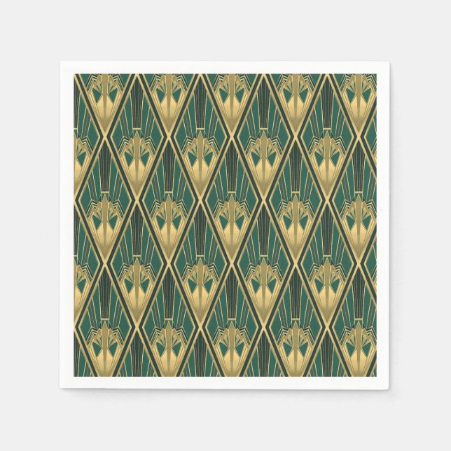 Art Deco Paper Napkins Serviette (Vorderseite)