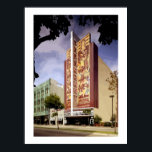 Art Deco Paramount theater Oakland Poster<br><div class="desc">Art-Deco-Architektur Digitales Gemälde aus einem Foto der US-Regierung des Paramount Theatre 2025 Broadway,  Oakland,  Alameda Landkreis,  CA</div>