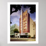 Art Deco Paramount theater Oakland Poster<br><div class="desc">Art-Deco-Architektur Digitales Gemälde aus einem Foto der US-Regierung des Paramount Theatre 2025 Broadway,  Oakland,  Alameda Landkreis,  CA</div>