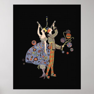 Art Deco Party WW1 Fundraising-Party Poster