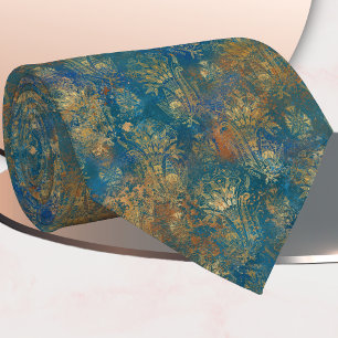 Art Deco Patina Neck Tie Krawatte