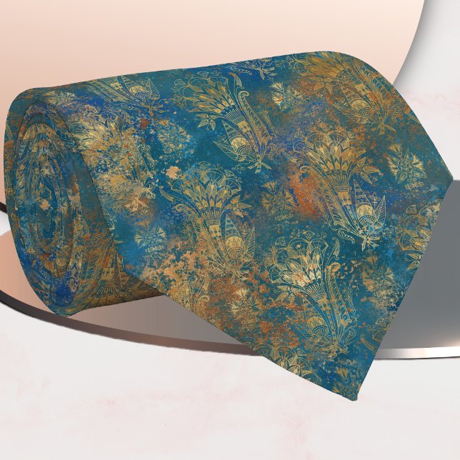 Art Deco Patina Neck Tie Krawatte (Von Creator hochgeladen)