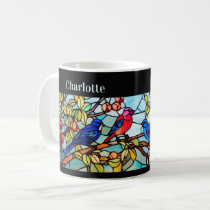 Art Déco - Personalisierte Glashütten Kaffeetasse
