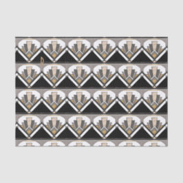 Art Deco Personalisiertes Delight Muster Seidenpapier
