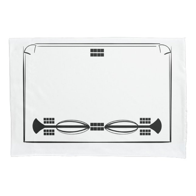 Art Deco pillow case Kissenbezug (Vorderseite)