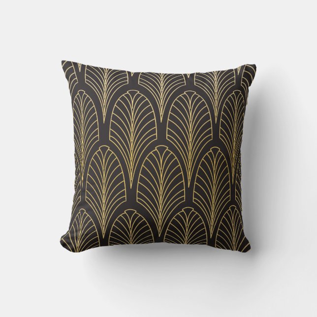 Art Deco Pillow Kissen (Vorderseite)