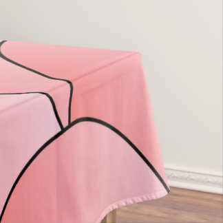 Art Deco Pink Scales Design Tableclout Tischdecke