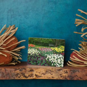 Art Deco Plaque-Blume Plaque Fotoplatte