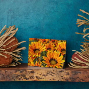 Art Deco Plaque-Fall-Blume Plaque Fotoplatte