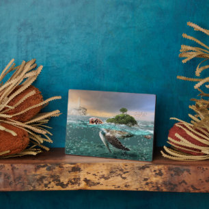 Art Deco Plaque Fotoplatte