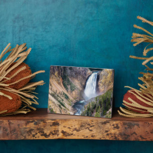 Art Deco Plaque-Yellowstone Falls Plaque Fotoplatte