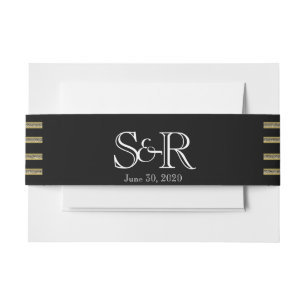 Art Deco Posh Wedding Bly Band