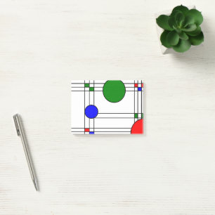 Art Deco Post-it Klebezettel