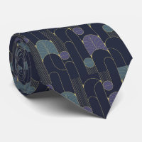 Art Deco Post Modern Neck Tie