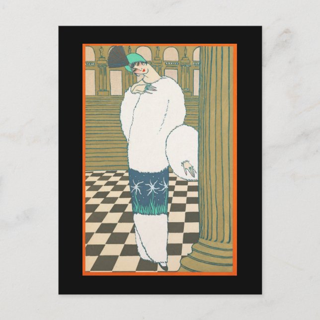 Art Deco Postcard 1 Postkarte (Vorderseite)