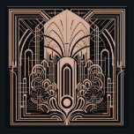 Art Deco Poster<br><div class="desc">Sehen Sie in meinem Geschäft nach,  was gemusterter ist.</div>