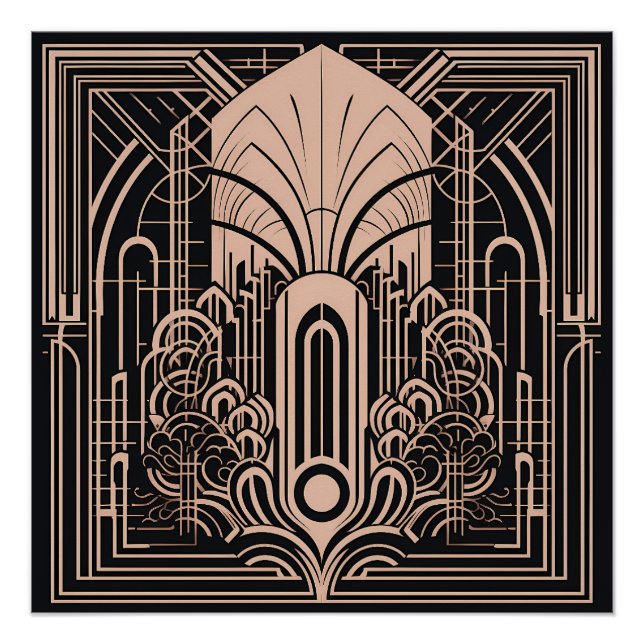 Art Deco Poster (Vorderseite)