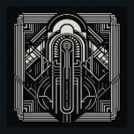 Art Deco Poster<br><div class="desc">Sehen Sie in meinem Geschäft nach,  was gemusterter ist.</div>