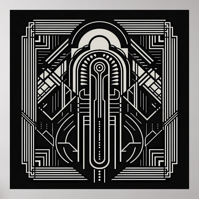 Art Deco Poster (Vorne)