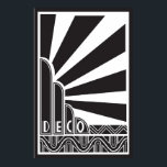 Art Deco Poster<br><div class="desc">Dieses atemberaubende Deko-Poster ergänzt die Dekoration in jedem Zimmer um eine wunderbare Note - gerahmt!</div>
