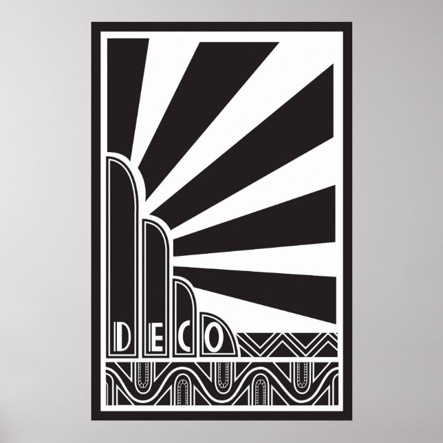 Art Deco Poster (Vorne)