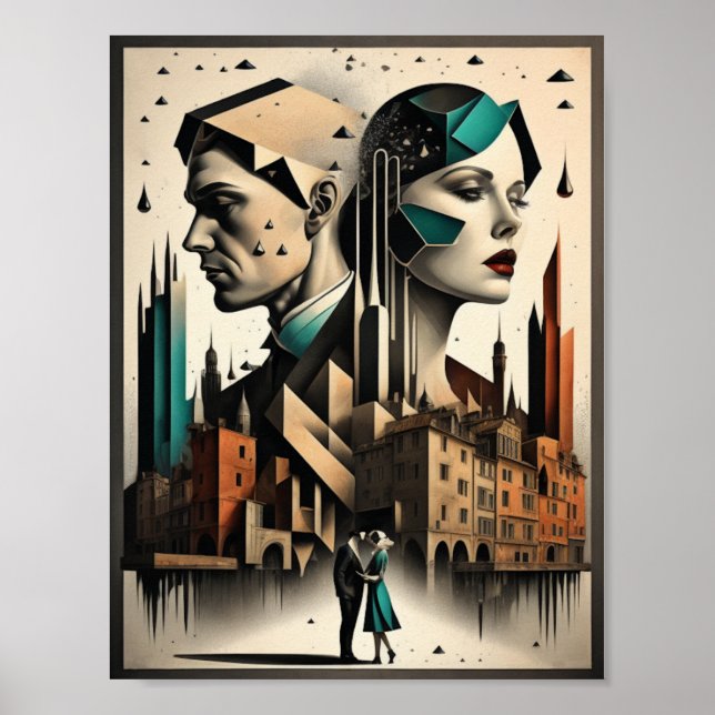 Art Deco Poster (Vorne)