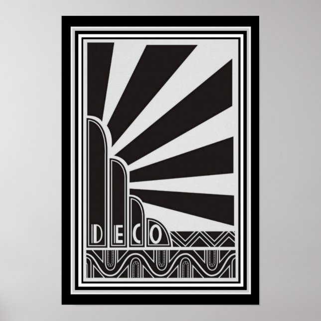Art Deco Poster 13 x 19 (Vorne)