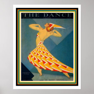 Art Deco Poster von The Dance 16 x 20