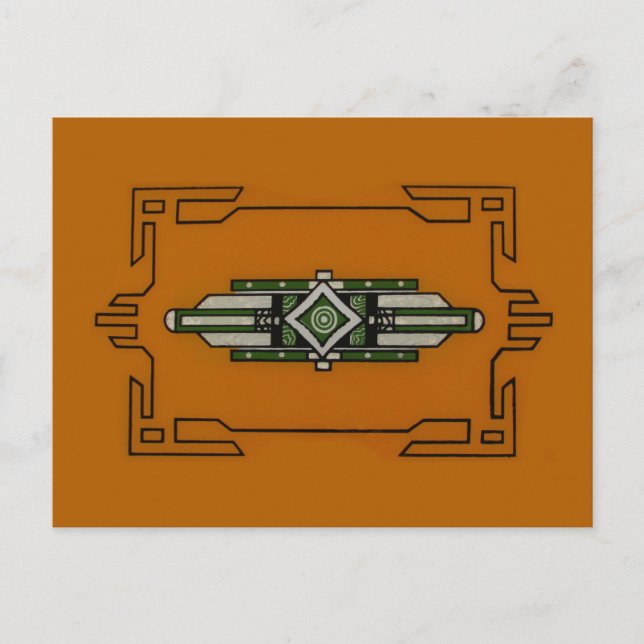 Art Deco ~ Postkarte (Vorderseite)