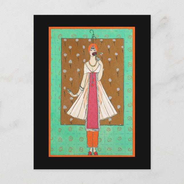 Art Deco Postkarte 10 (Vorderseite)