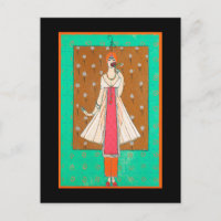 Art-Deco-Postkarte 10