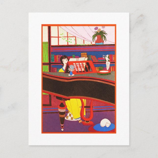 Art-Deco-Postkarte 18 Postkarte (Vorderseite)