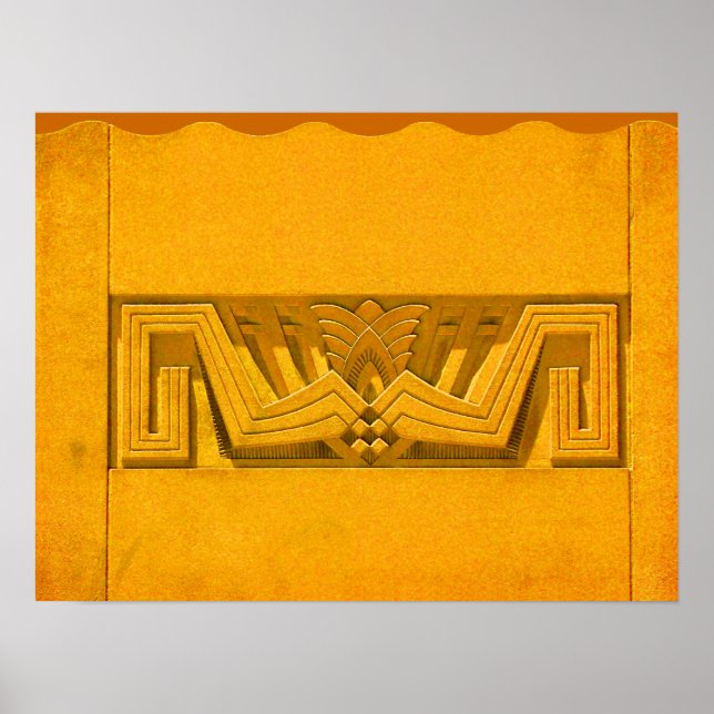 Art Deco-Print Poster (Vorne)