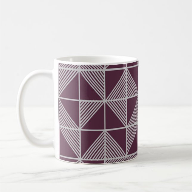 Art Deco Puzzle Kaffeetasse (Links)