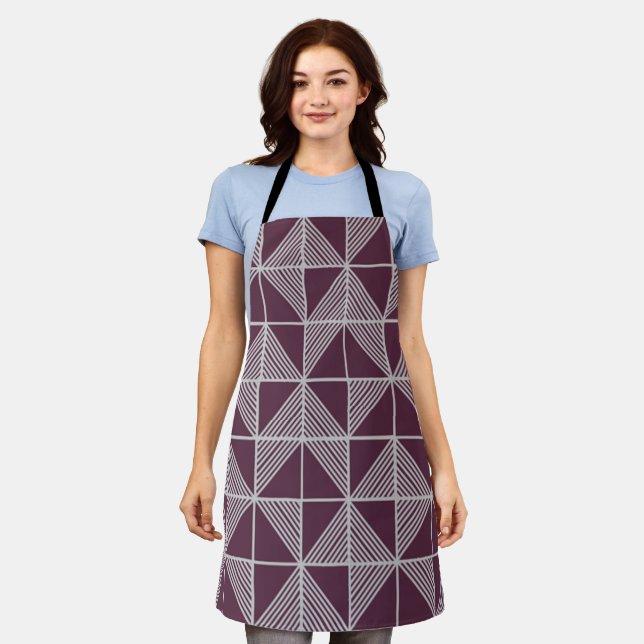 Art Deco Puzzle Schürze (Getragen)
