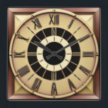 Art Deco Quadratische Wanduhr<br><div class="desc">Großartiges Uhrendesign. Du wirst es wie andere Liebe bekommen. Sie können dieses Design auch für andere Produkte verwenden,  die Sie mögen,  oder Ihren Text anpassen und hinzufügen. Folgen Sie mir für mehr. Vielen Dank. Ich wünsche Ihnen einen schönen Tag.</div>