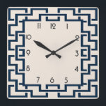 Art Deco Quadratische Wanduhr<br><div class="desc">Großartiges Uhrendesign. Du wirst es wie andere Liebe bekommen. Sie können dieses Design auch für andere Produkte verwenden,  die Sie mögen,  oder Ihren Text anpassen und hinzufügen. Folgen Sie mir für mehr. Vielen Dank. Ich wünsche Ihnen einen schönen Tag.</div>