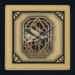 Art Deco Quadratische Wanduhr<br><div class="desc">Großartiges Design. Du wirst es wie andere Liebe bekommen. Sie können dieses Design auch für andere Produkte verwenden oder Ihren Text hinzufügen. Folgen Sie mir für mehr. Vielen Dank. Ich wünsche Ihnen einen schönen Tag.</div>