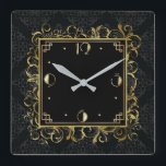 Art Deco Quadratische Wanduhr<br><div class="desc">Großartiges Uhrendesign. Du wirst es wie andere Liebe bekommen. Sie können dieses Design auch für andere Produkte verwenden,  die Sie mögen,  oder Ihren Text anpassen und hinzufügen. Folgen Sie mir für mehr. Vielen Dank. Ich wünsche Ihnen einen schönen Tag.</div>