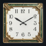 Art Deco Quadratische Wanduhr<br><div class="desc">Großartiges Uhrendesign. Du wirst es wie andere Liebe bekommen. Sie können dieses Design auch für andere Produkte verwenden,  die Sie mögen,  oder Ihren Text anpassen und hinzufügen. Folgen Sie mir für mehr. Vielen Dank. Ich wünsche Ihnen einen schönen Tag.</div>