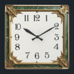 Art Deco Quadratische Wanduhr<br><div class="desc">Großartiges Uhrendesign. Du wirst es wie andere Liebe bekommen. Sie können dieses Design auch für andere Produkte verwenden,  die Sie mögen,  oder Ihren Text anpassen und hinzufügen. Folgen Sie mir für mehr. Vielen Dank. Ich wünsche Ihnen einen schönen Tag.</div>