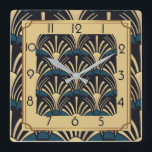Art Deco Quadratische Wanduhr<br><div class="desc">Großartiges Uhrendesign. Du wirst es wie andere Liebe bekommen. Sie können dieses Design auch für andere Produkte verwenden, die Sie mögen, oder Ihren Text anpassen und hinzufügen. Folgen Sie mir für mehr. Vielen Dank. Ich wünsche Ihnen einen schönen Tag.</div>