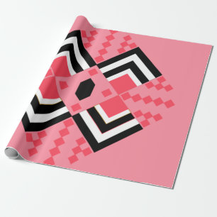 Art Deco Quilt Inspiriert Geschenkpapier