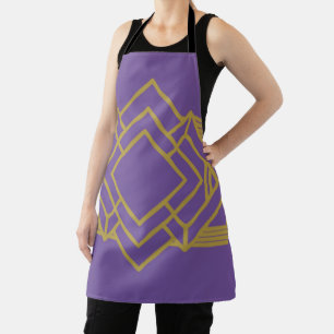 Art Deco Quilt Inspiriert Schürze