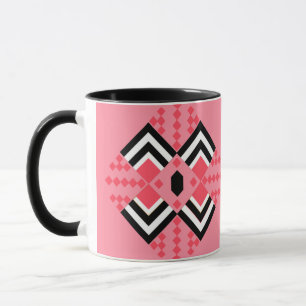 Art Deco Quilt Inspiriert Tasse