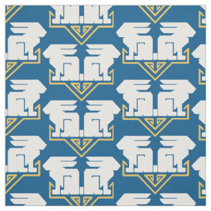 Art Deco Rabbits Stoff