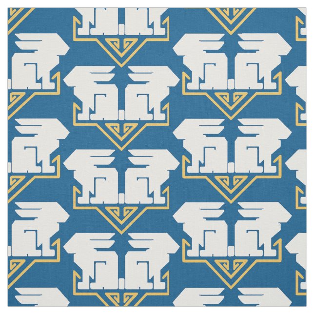 Art Deco Rabbits Stoff (Muster)