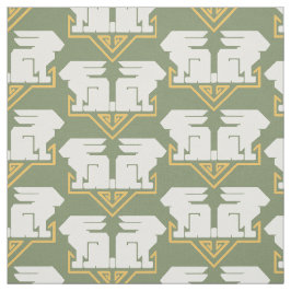 Art Deco Rabbits Stoff